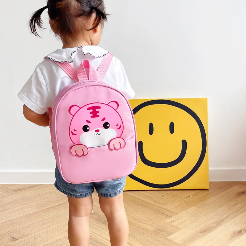 Little Tiger Baby Children's Backpack Outdoor Cartoon Lightweight and Cute Animal Children's  Personalized Small Book Bag