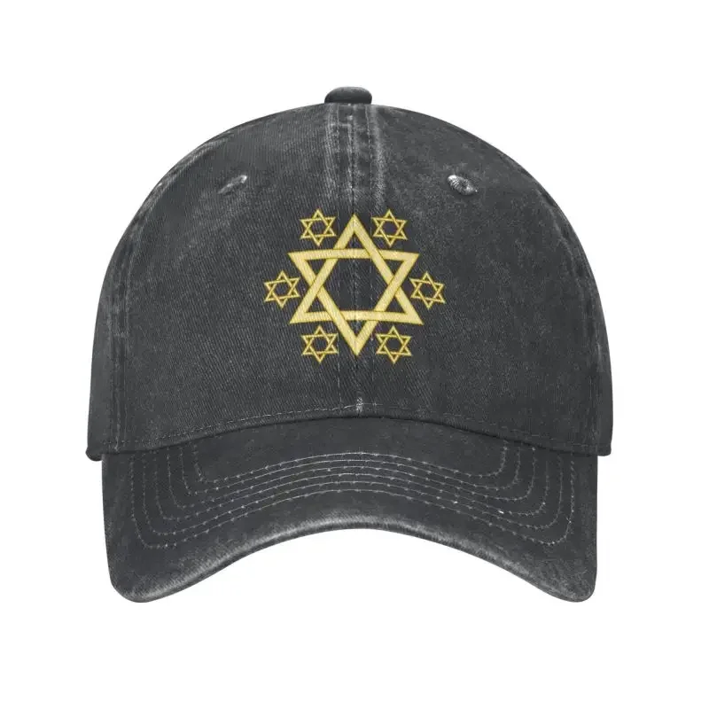 Fashion Cotton Coat Of Arms Israel Baseball Cap for Women Men Adjustable Israelite Flag Dad Hat Sun Protection