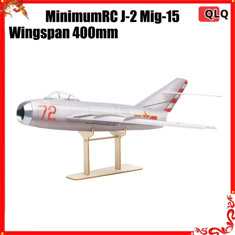 

Mini Rc Plane J-2 Mig-15 30mm Ducted Wingspan 400mm 3-Channel Remote-Controlled Fighter Fixed Wing Diy Assembled Model Aircraft