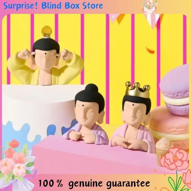 

Amitofo Give Me Five Series слепая коробка настольная модная игрушка-сюрприз ручной работы креативное украшение автомобиля девушка Хэллоуин Рождественский подарок