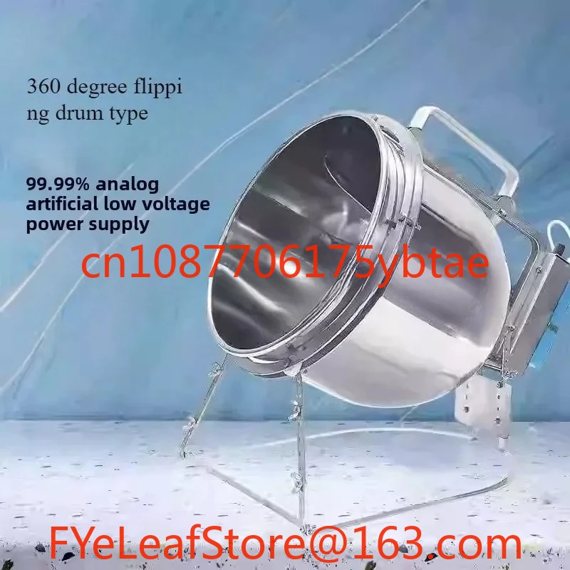 

Stainless Steel Stir Fryer, Large Capacity Automatic Flipping and Cooking Machine, Home Outdoor Barbecue, Kitchen