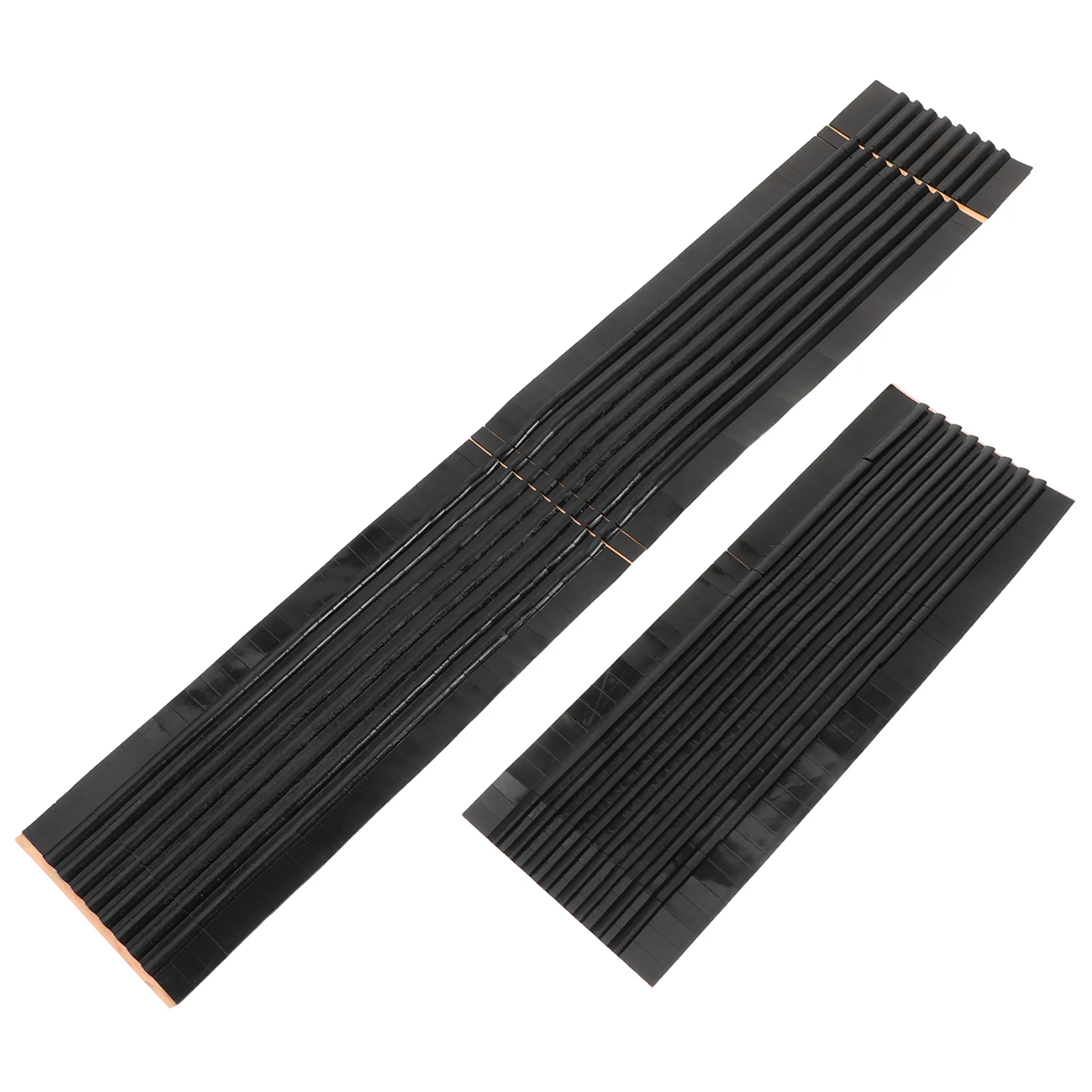 

100pcs Anti-slip Wooden Hanger Strips Clothes Hangers Grips Silicone Non-skid Closet Wardrobe Garment Organizers Storage