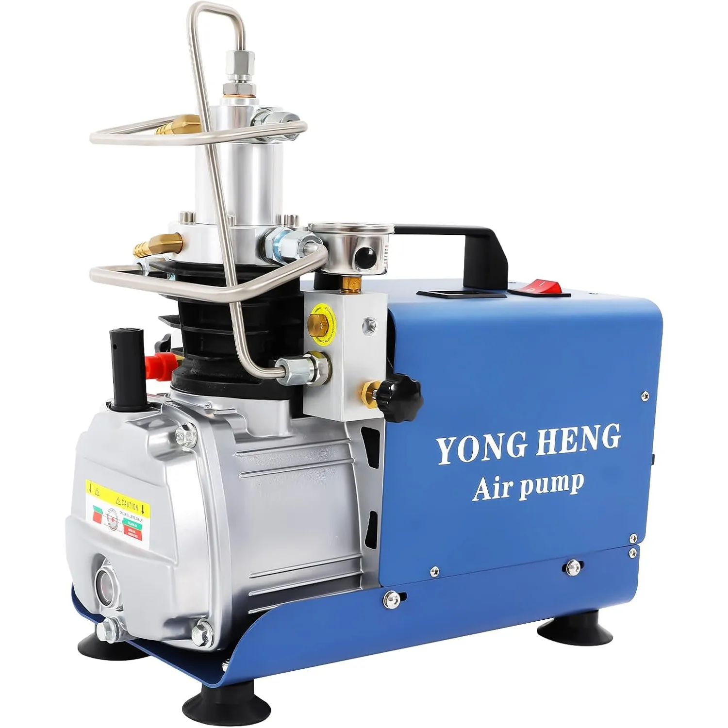 

Воздушный компрессор высокого давления, воздушный насос высокого давления 1,8 кВт, электрический воздушный компрессорный насос с водяным охлаждением, быстрый 2800 об/мин