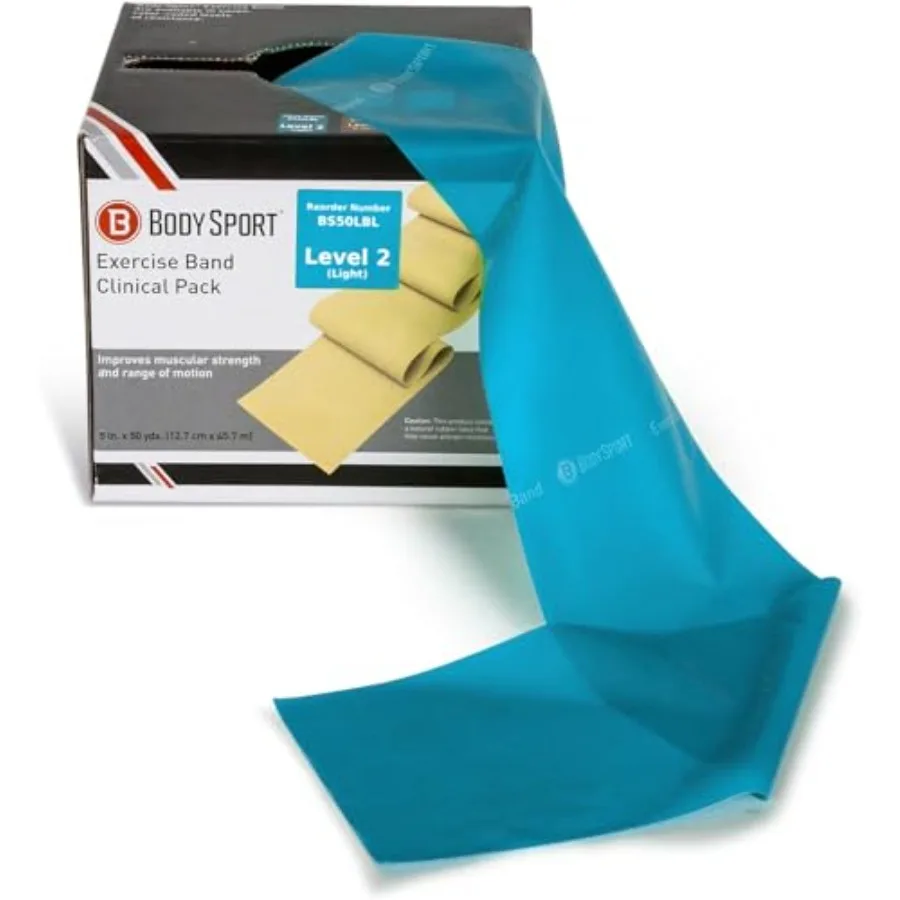 

Exercise Bands - Resistance Bands in 50 yard Rolls for Fitness, Stretching, or Physical Therapy