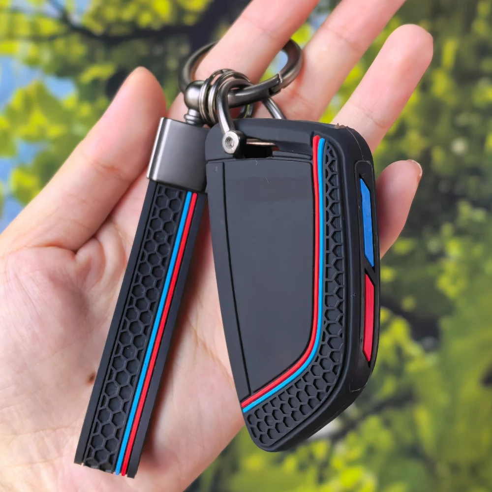 

Силиконовый чехол-брелок для автомобильных ключей BMW 1, 2, 3, 4, 5, 6, 7 серии, X1, X3, X4, X5, X6, X7, F10, F20, F30, G20, G30, G01, F15, F16, G02, G05, F34