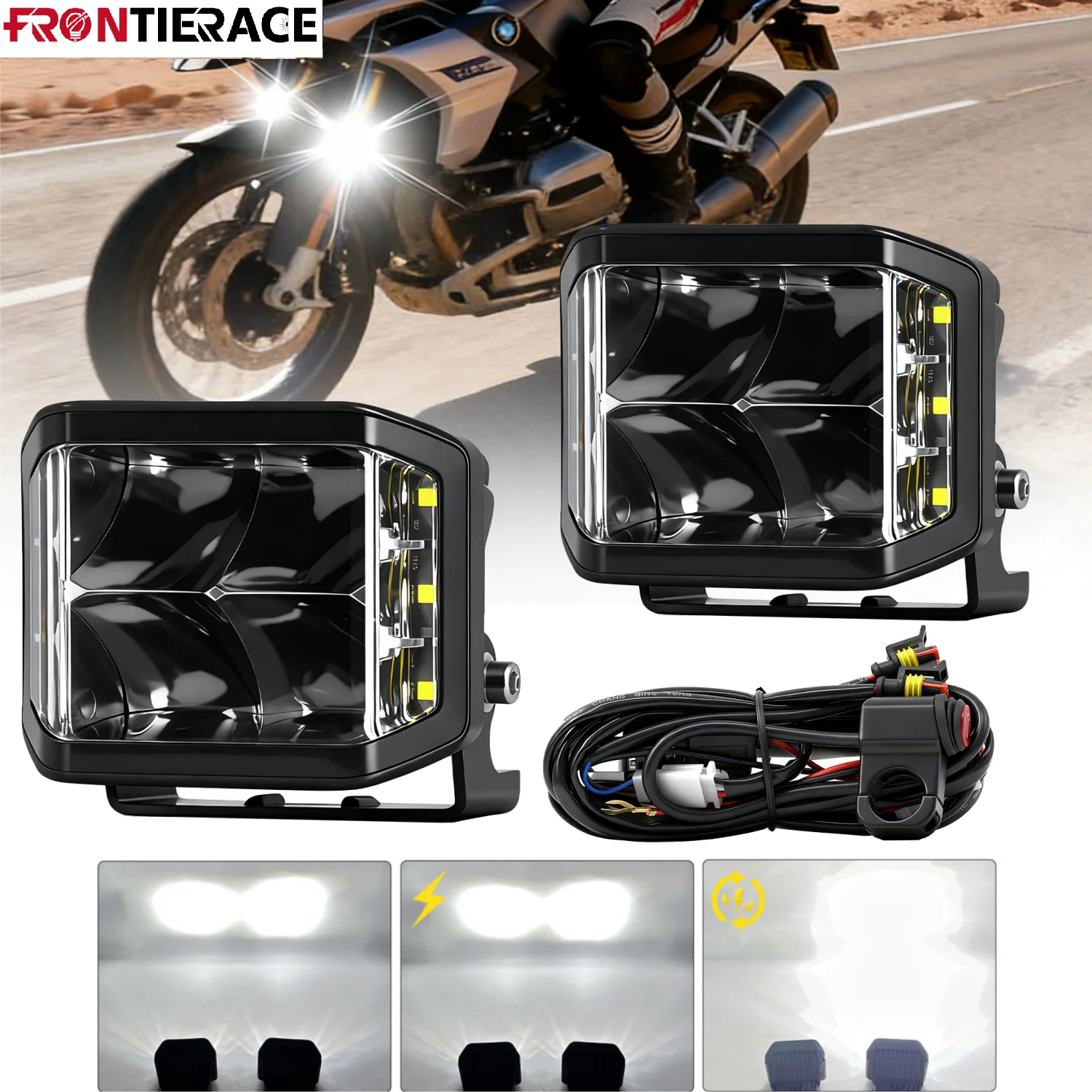 

Auxiliary Motorcycle Driving Fog Lamps High power for Volvo Super Brighter for Fara Truck Jeep 4x4 Off Road 12V 24V