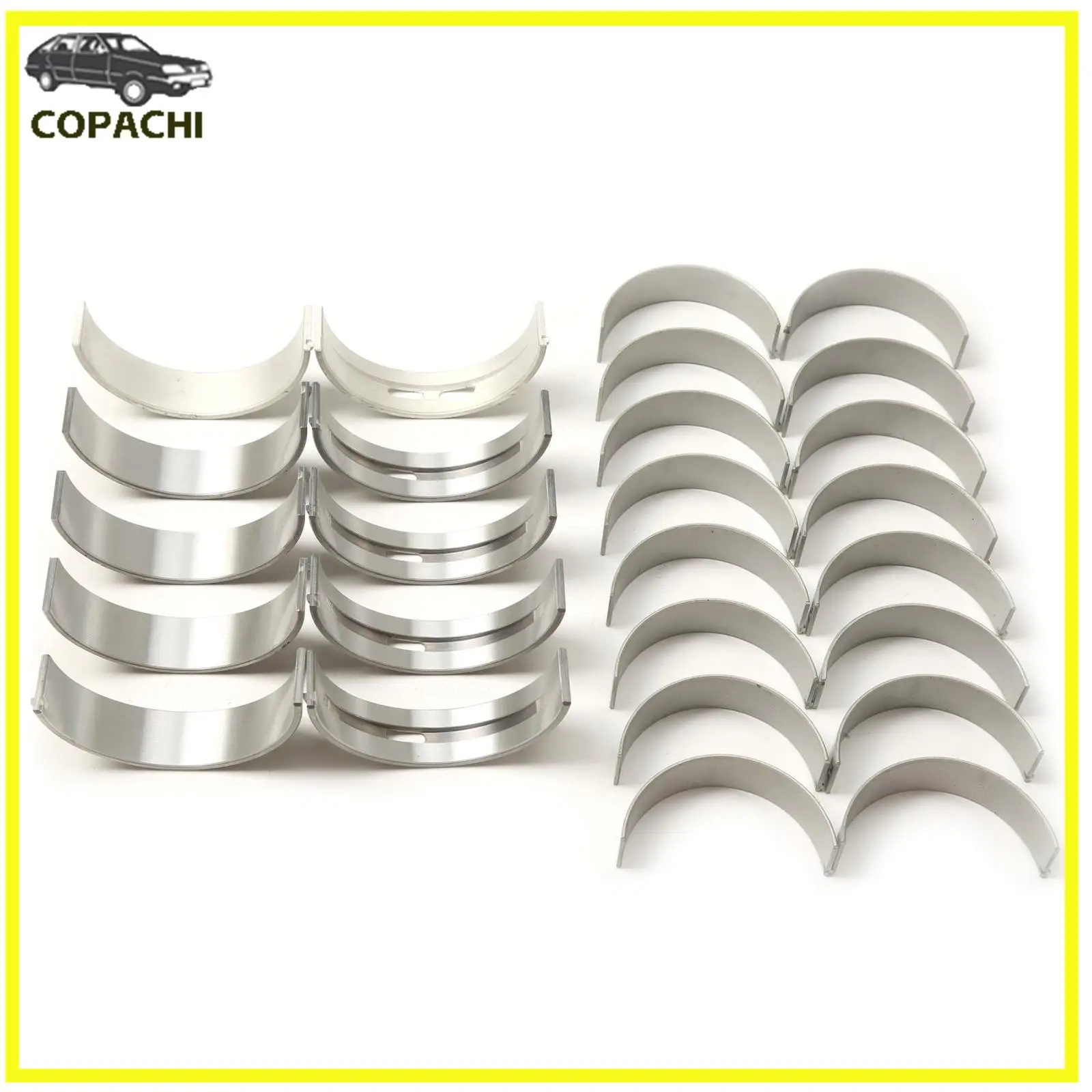 1 conjunto de biela e kit rolamento virabrequim 07l105701k 079105701p para 4.0l audi a8 rs4 rs5 rs6 rs7 motor acessórios do carro substituição