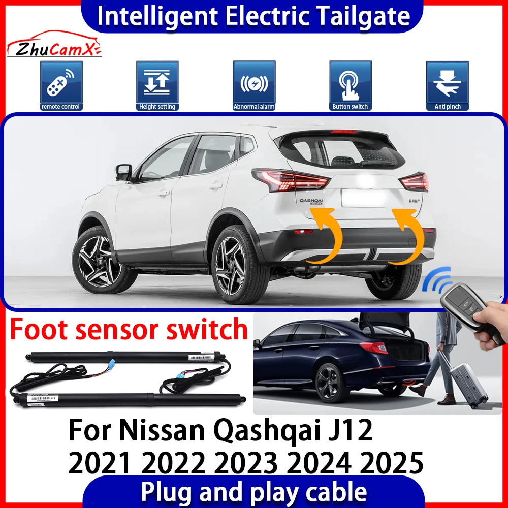 

Automatic Lifting kit Opening Trunk Intelligent Electric Tail Gate Lift Tailgate for Nissan Qashqai J12 2021 2022 2023 2024 2025