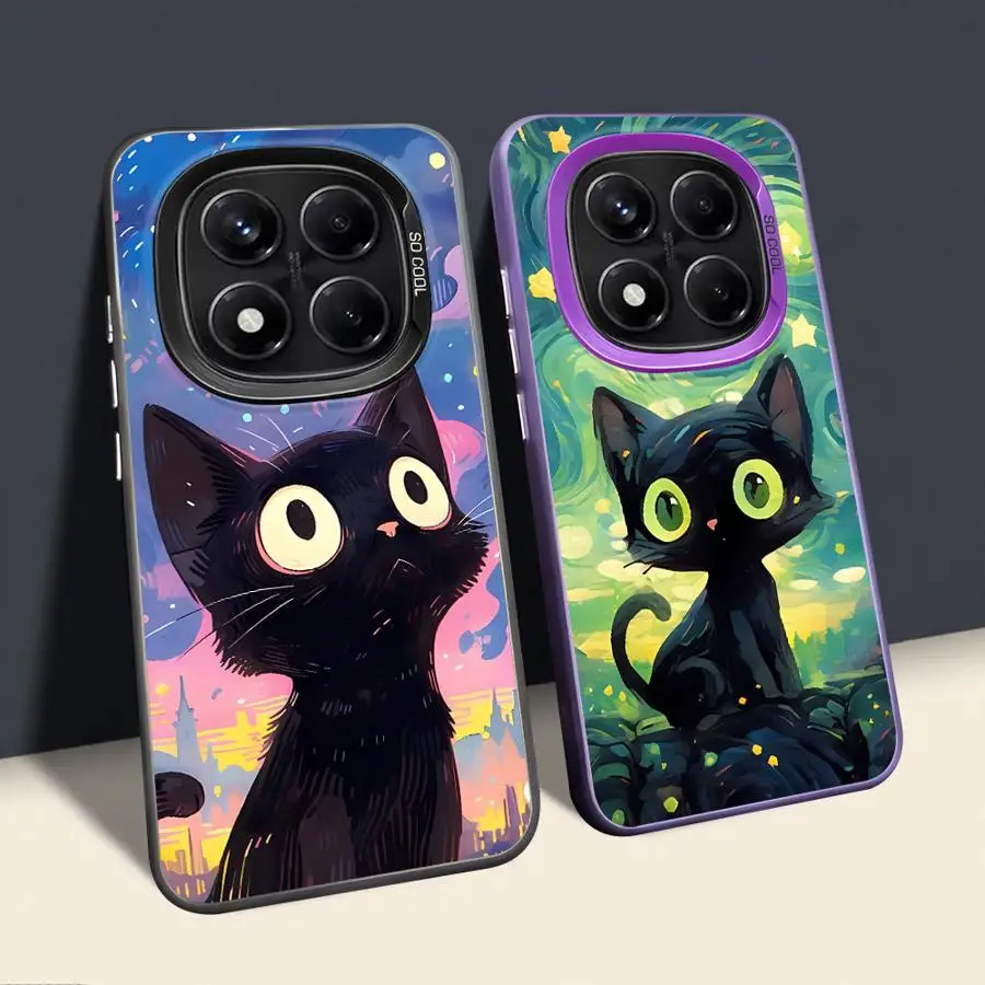 Чехол для телефона Van Gogh Art Cat для Xiaomi Redmi Note 10s 10 11 Pro 11s 12 13 14 Pro Plus, мягкий чехол