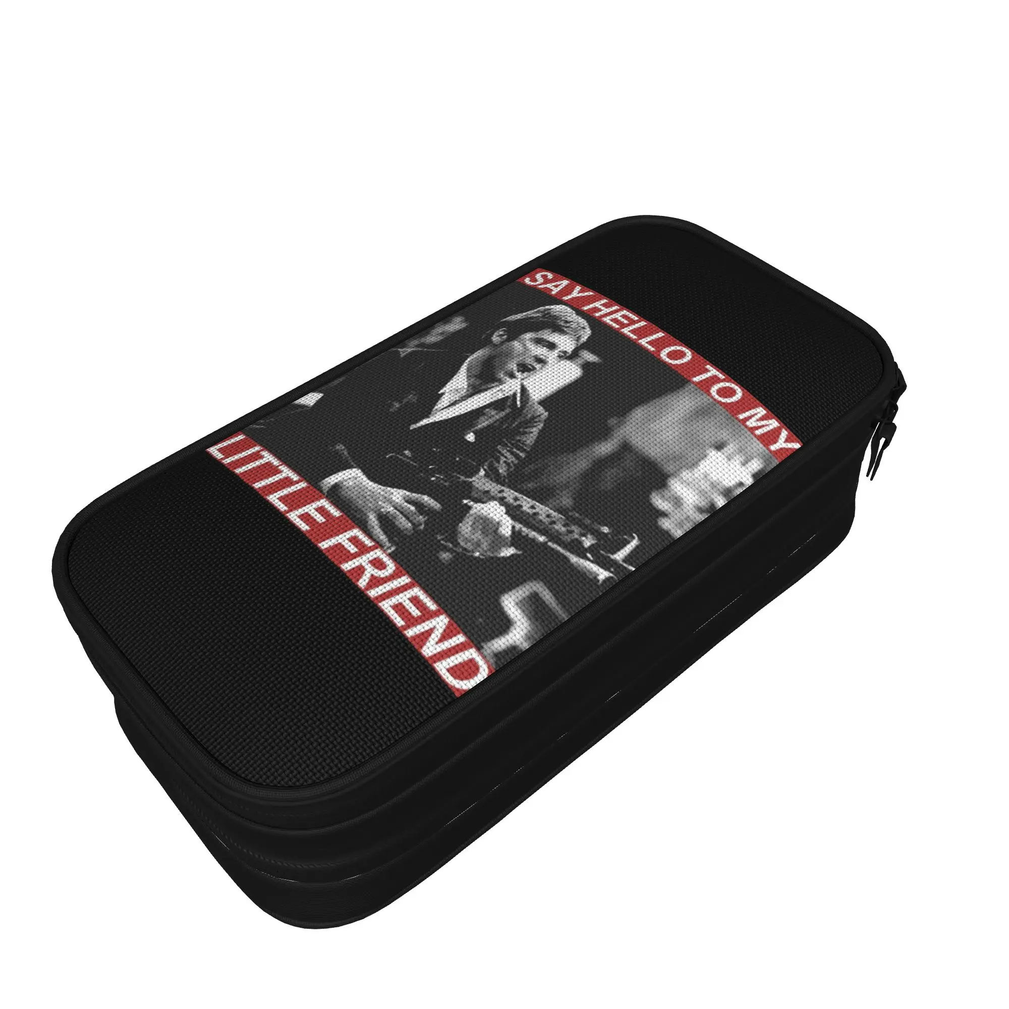 Tony Montana Pencil Cases Classic  Scarface Movie Pen Bags Girl Boy Large Storage School Supplies Zipper Pencil Pouch