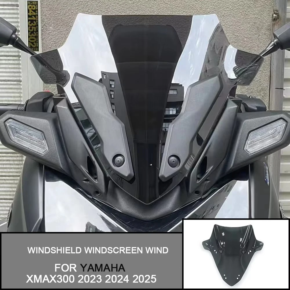 Für Yamaha X-MAX300 XMAX300 2023-2025 Wettbewerbsfähige 42CM Motorrad Windschutz Windschutz Windabweiser Schild Bildschirm Visier Glas
