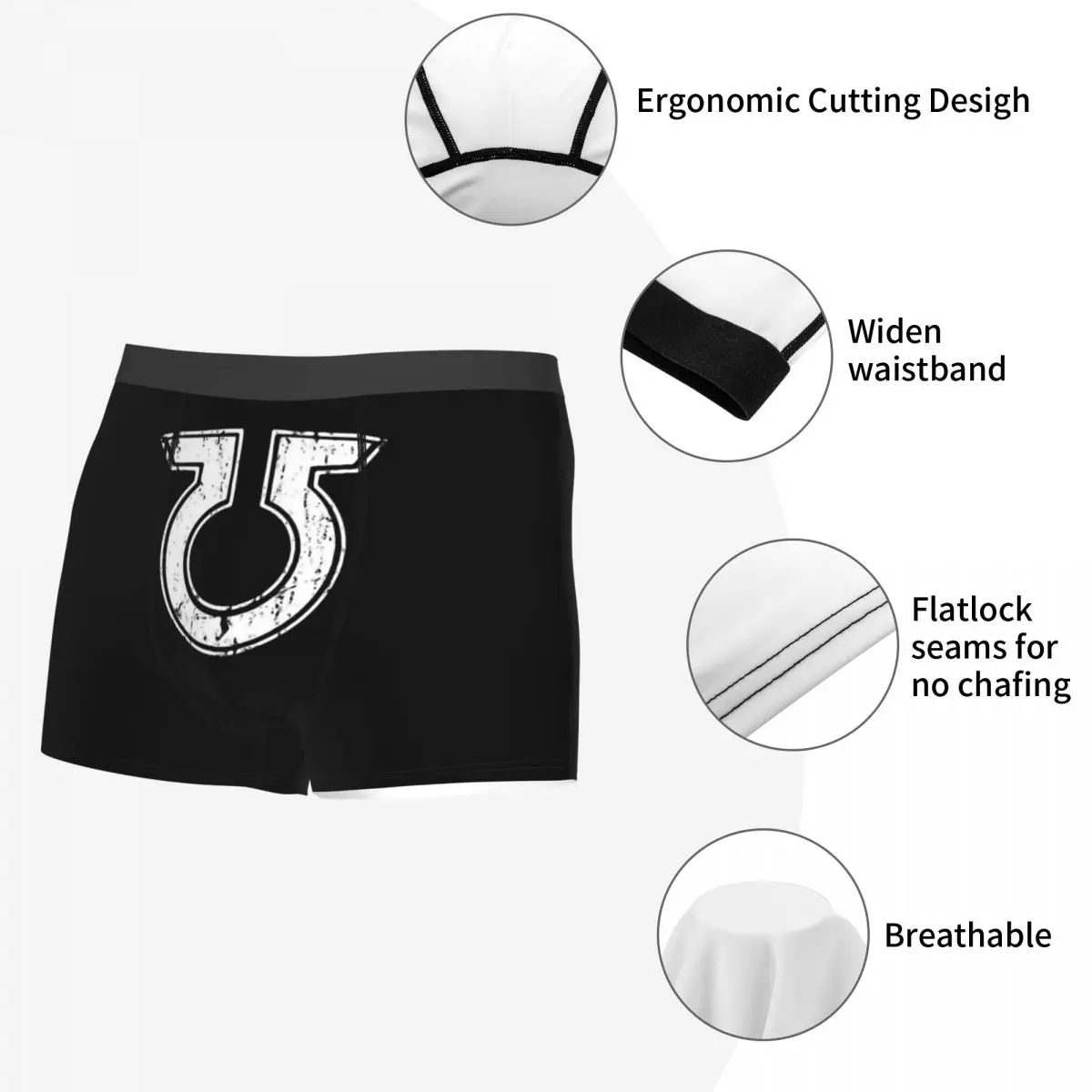 Babylon 5 sinclair mollari sheridan série tv preto omega underwear homme calcinha masculina cueca impressão shorts boxer briefs