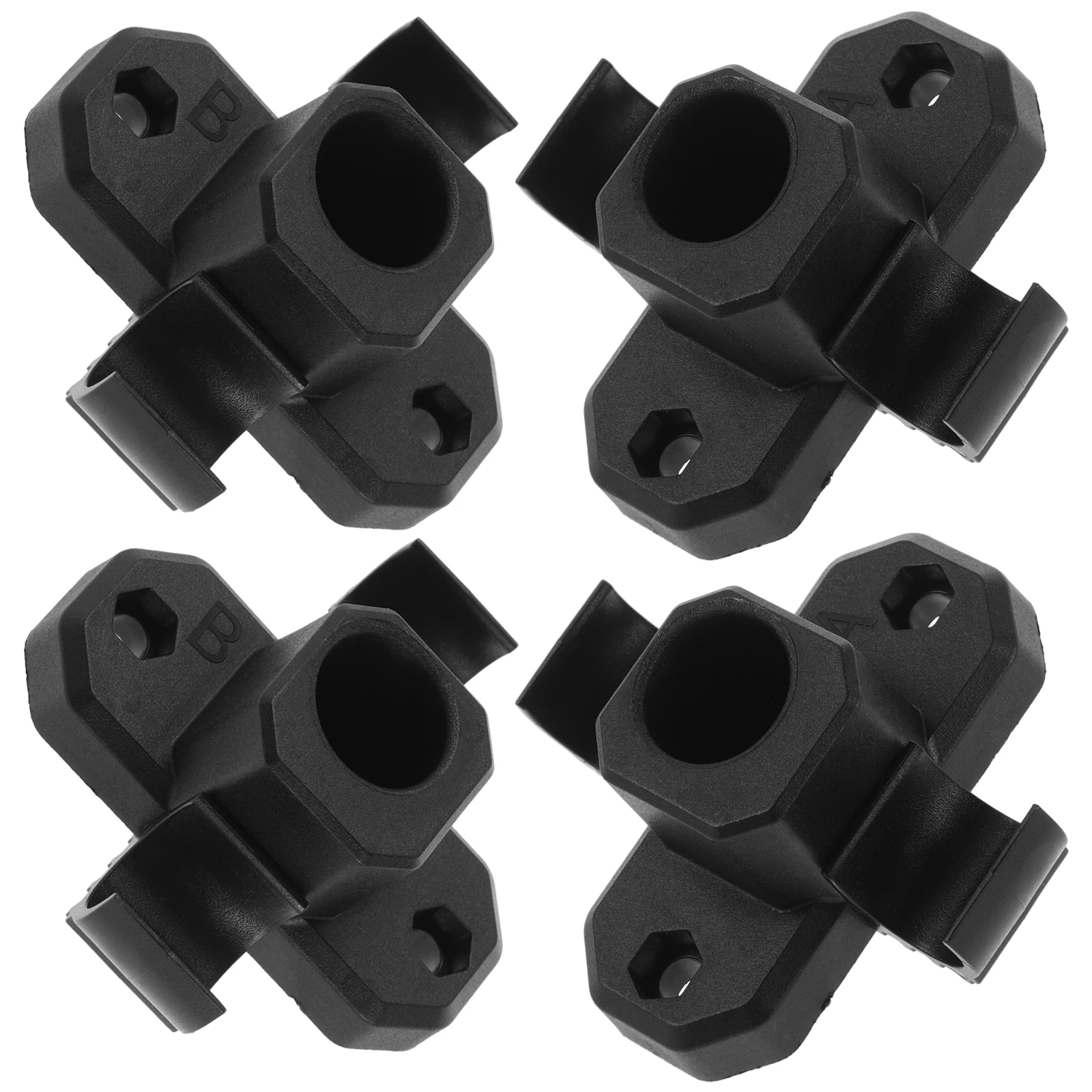 

4pcs Leg Connectors Plastic Brackets for Attachment Parts For Camping Stool Camping Stool Foldable Chairs Furniture Mounts