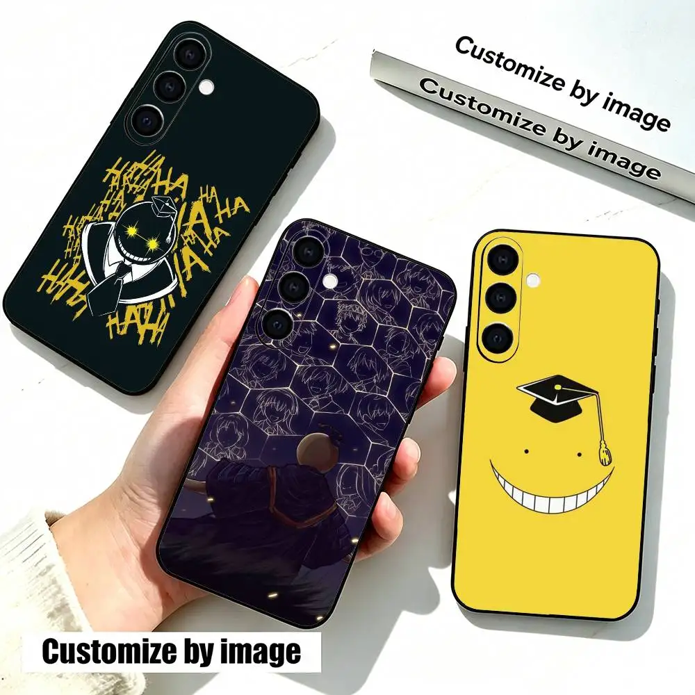 Ansatsu K-Kyoshitsu Koro Sensei Anime  Phone Case Black Silicone Soft For Samsung Galaxy A73,A72,A71,A70,A53,A52,A51