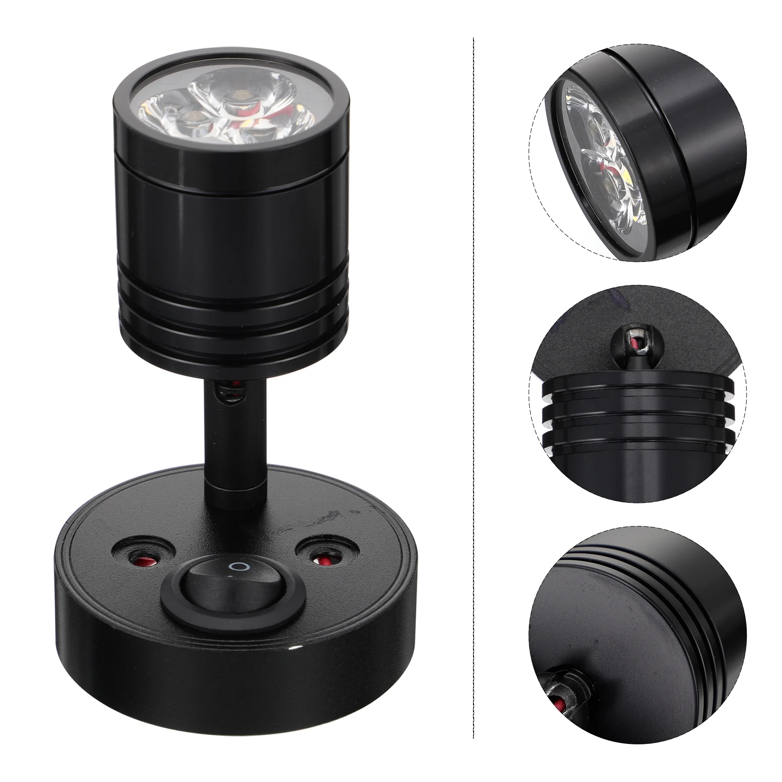 

Reading Light Rv 12v Lights Camper Supplies Yacht Lamp LED Boat Swivel Spotlight Travel
