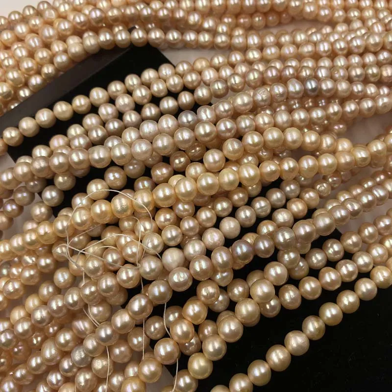 [ELEISPL Wholesale 16 Strands 8-9mm Pink Freshwater Pearl Loose Strings  #22010278