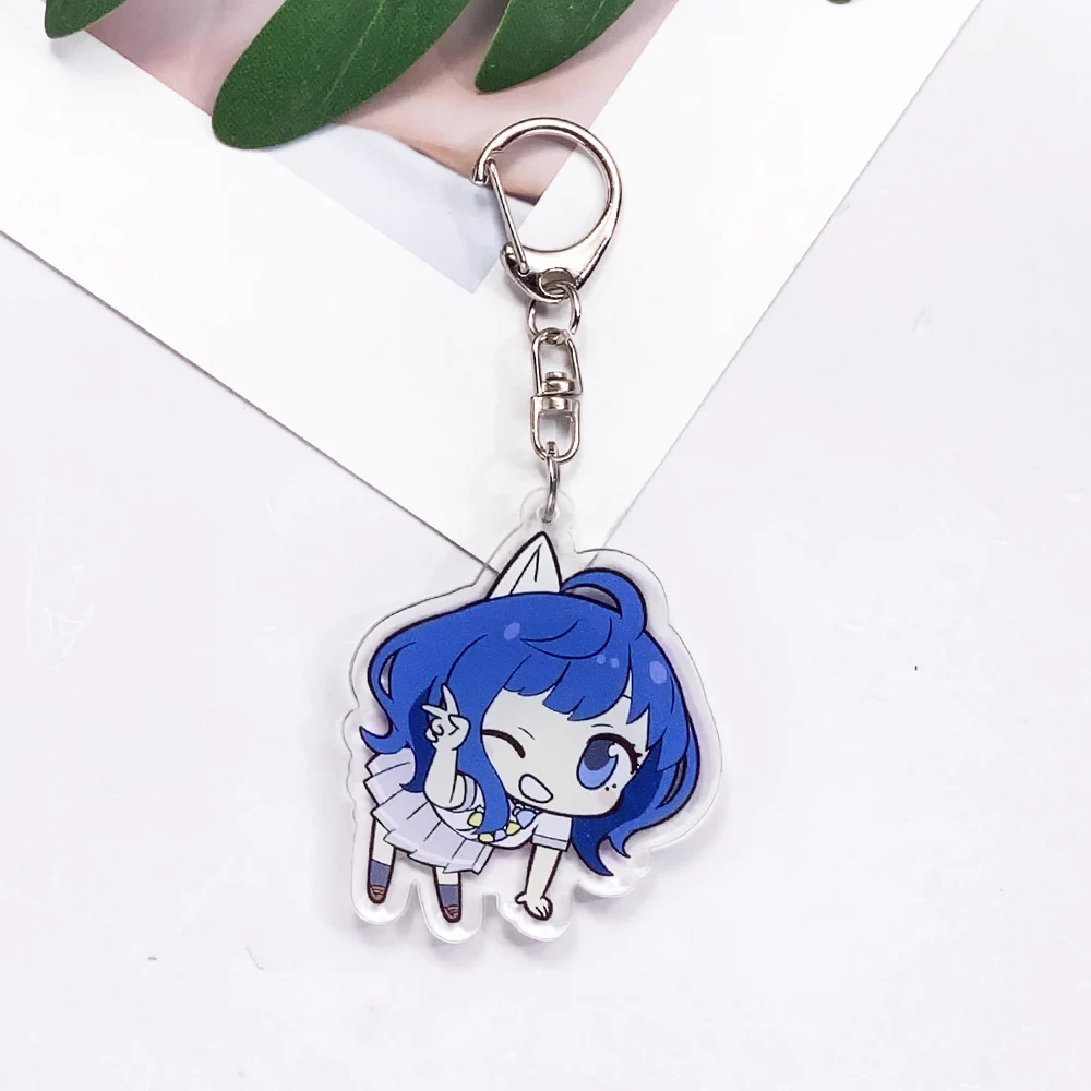 4Pcs Anime Makeine: Too Many Losing Heroines Acrylic Keychain Accessories Bag Charm Backpack Pendant Key Ring Gifts For Friends