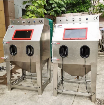 Factory Sale Automatic Small Sandblasting Machine Used To Remove Surface Scratches and Dirt Hardware Sandblasting Machine 5