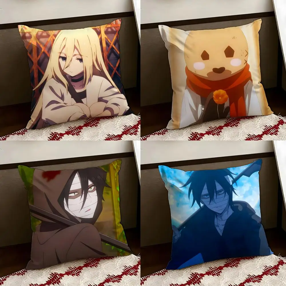 

Anime A-Angels of D-Death Cushion Cover Reversible Soft Durable Pillow Cover Home & Car Multi-Scene Use for Daily Comfort