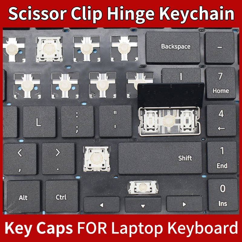 Tecla de Substituição (Keycap) com Mecanismo Tesoura para Samsung 551XCJ 350XCJ 350XCR 550XDZ 560XDA BA68-13090A