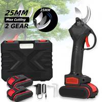 Electric Scissor 25MM Brushless Cordless Garden Pruner Shear for Fruit Trees Vineyard Branch Pruning Multifunctional Home Tools