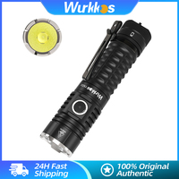 Wurkkos TS22 High Power LED Flashlight 4500LM EDC Rechargeable Lamp 21700 XHP70 IP68 Camping Lantern Power Bank with Magnet Tail