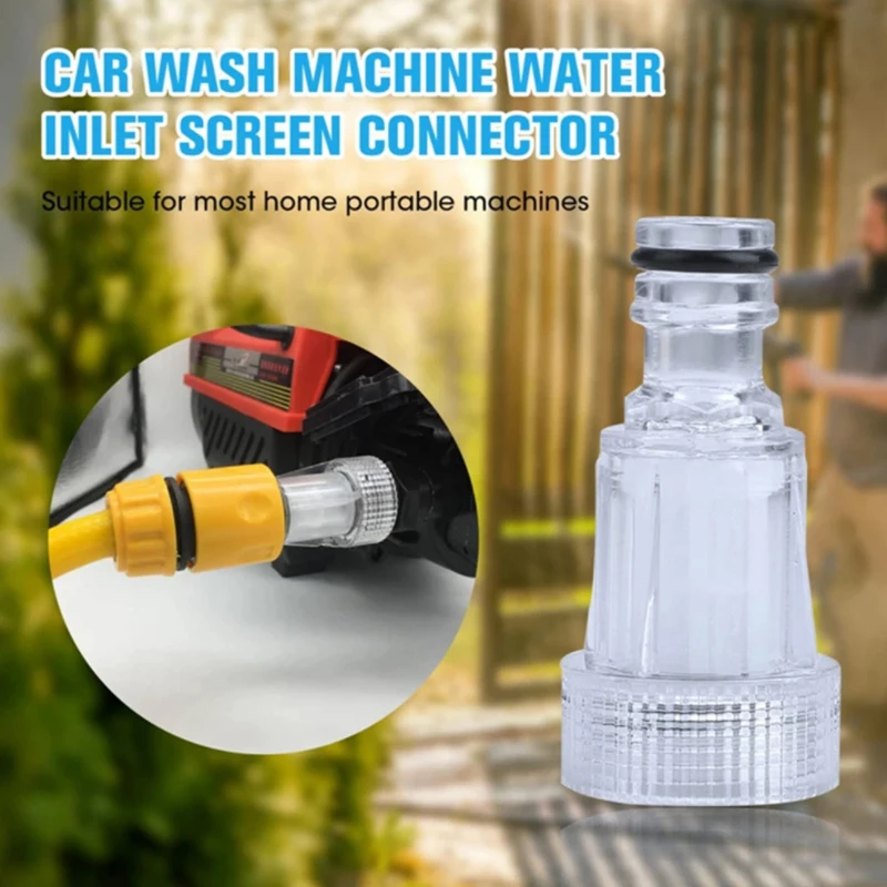 5 個 175PSI ストレーナースレッド蛇口クイックコネクタ高圧洗浄機入口水/入口水フィルター用