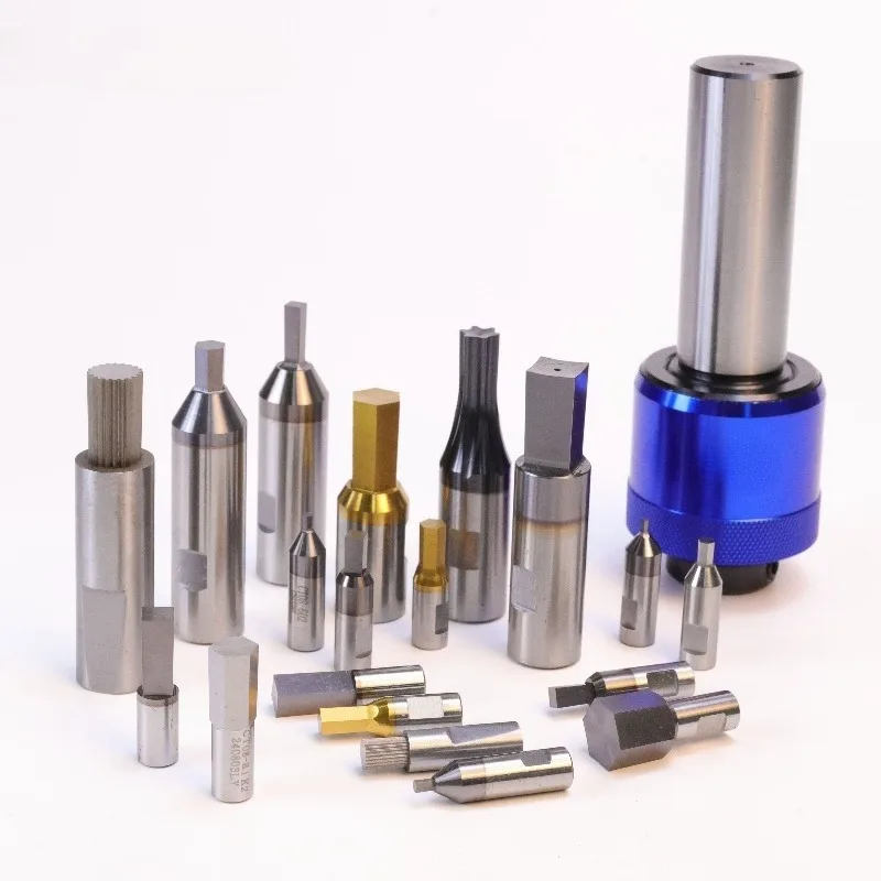 8mm Inner Hexagonal Rotary Punch 1.2mm -12mm Hexagon Rotary Broach Head British System External Hex Punching Tool Rotated Cutter