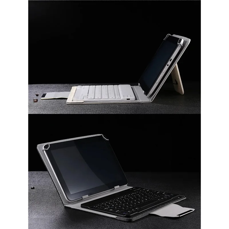 Tablet Keyboard Case 10 Inch Universal Bluetooth Keyboard Leather Case For Huawei Ipad Phone Tablet For IOS Android Windows