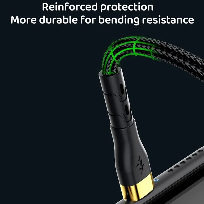 120W Super Fast Charging Cable USB C To Type C Data Cord For Samsung S24 S23 Ultra iPhone 15 Pro Max Plus Xiaomi 14 Oneplus POCO