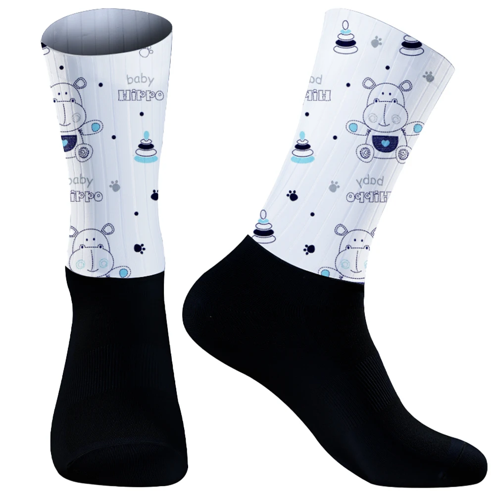 Chaussettes de compression de sport professionnelles pour hommes et femmes, chaussettes de cyclisme en plein air, course à pied, vélo, haute qualité