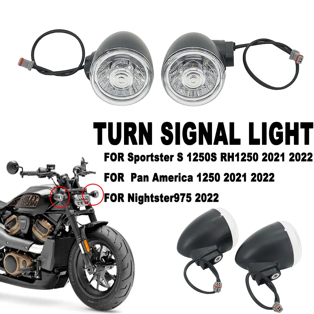 

Sportster S Motorcycle Front Rear Headlamp Brake Light LED Bullet Turn Signal Light For Harley Sportster S 1250 RH1250 2022 2021