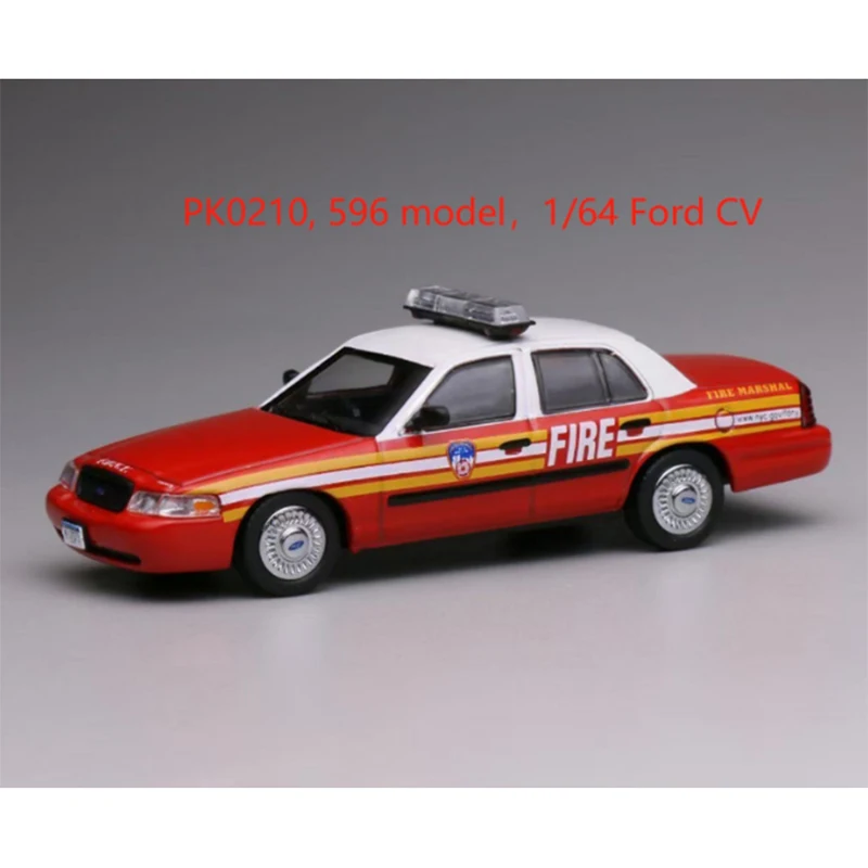 596 escala 1:64 motor de incêndio cv vermelho b3 simulação liga modelo de carro de brinquedo ornamento presente lembrança cena decoração