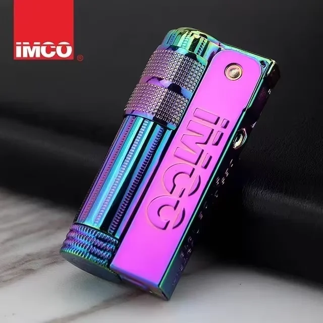 

2025 new IMCO 6700 retro stainless steel metal lighter Austria grinding wheel lighter series authentic men's gift wholesale