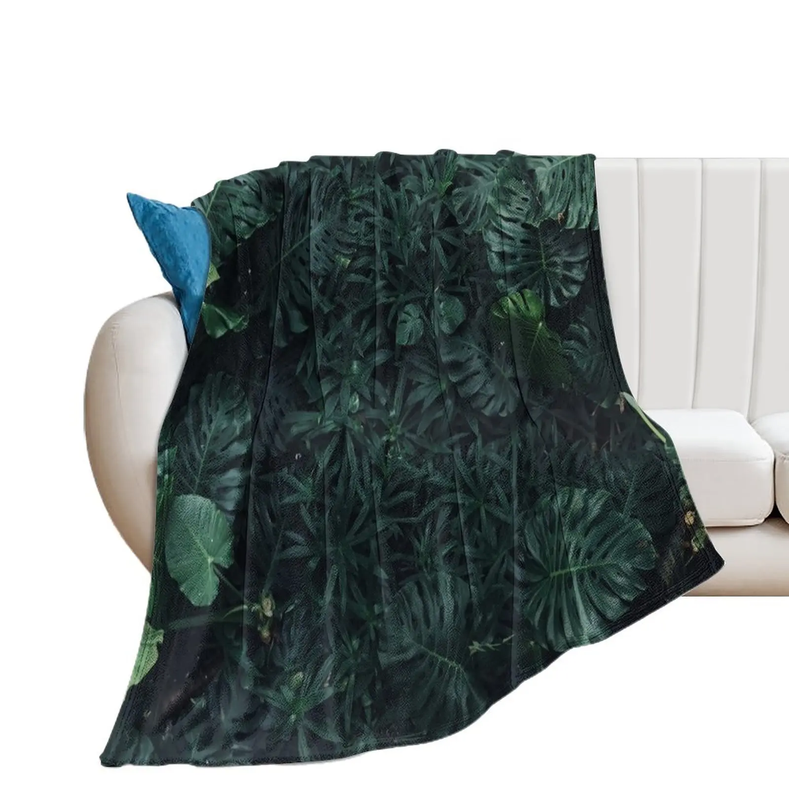 

Luscious ferns Throw Blanket Blankets For Sofas Retros Blankets