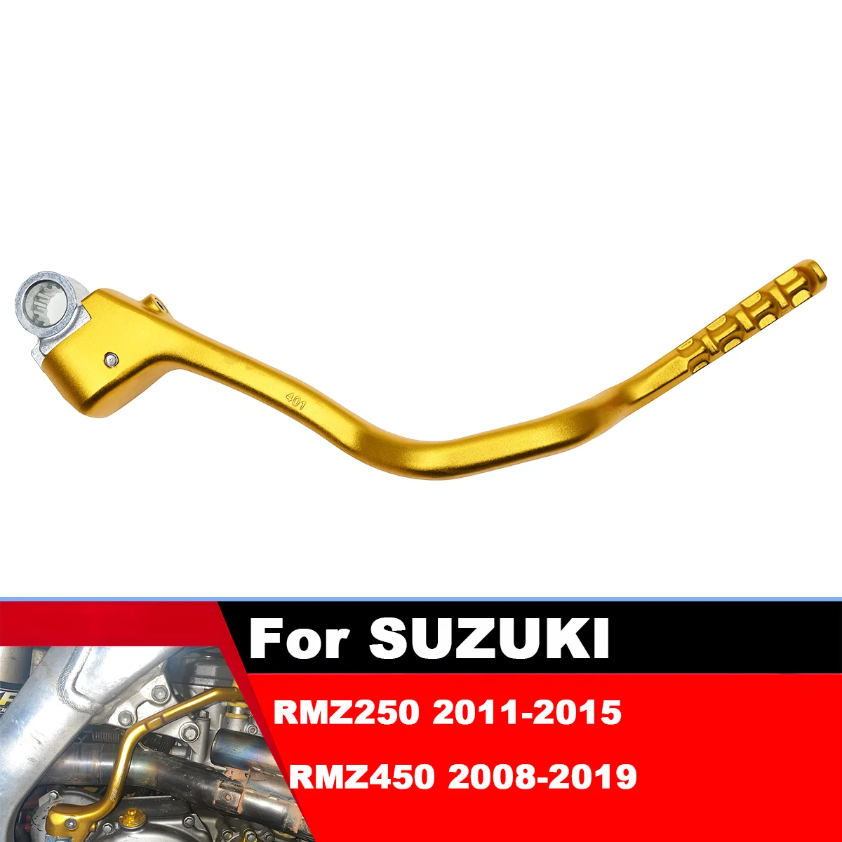 

Kick Start Starter Lever Pedal For Suzuki Motocross RMZ250 RMZ450 RM Z250 Z450 RMZ 250 450 2008-2014 2015 2016 2017 2018 2019