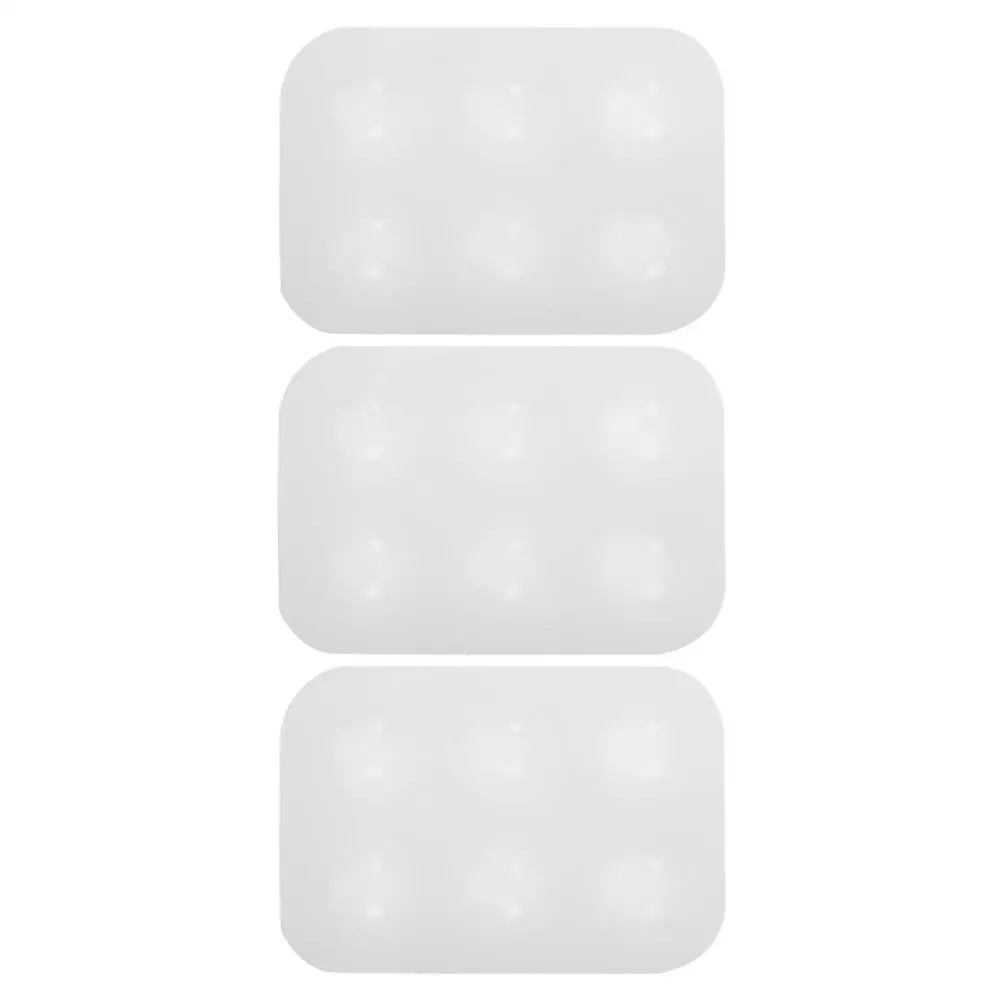 

3 Pcs Silicone Watercolor Palette Empty Mini Paint Mixing Tray Gouache Palette Supplies Painting Color Mixing Trays