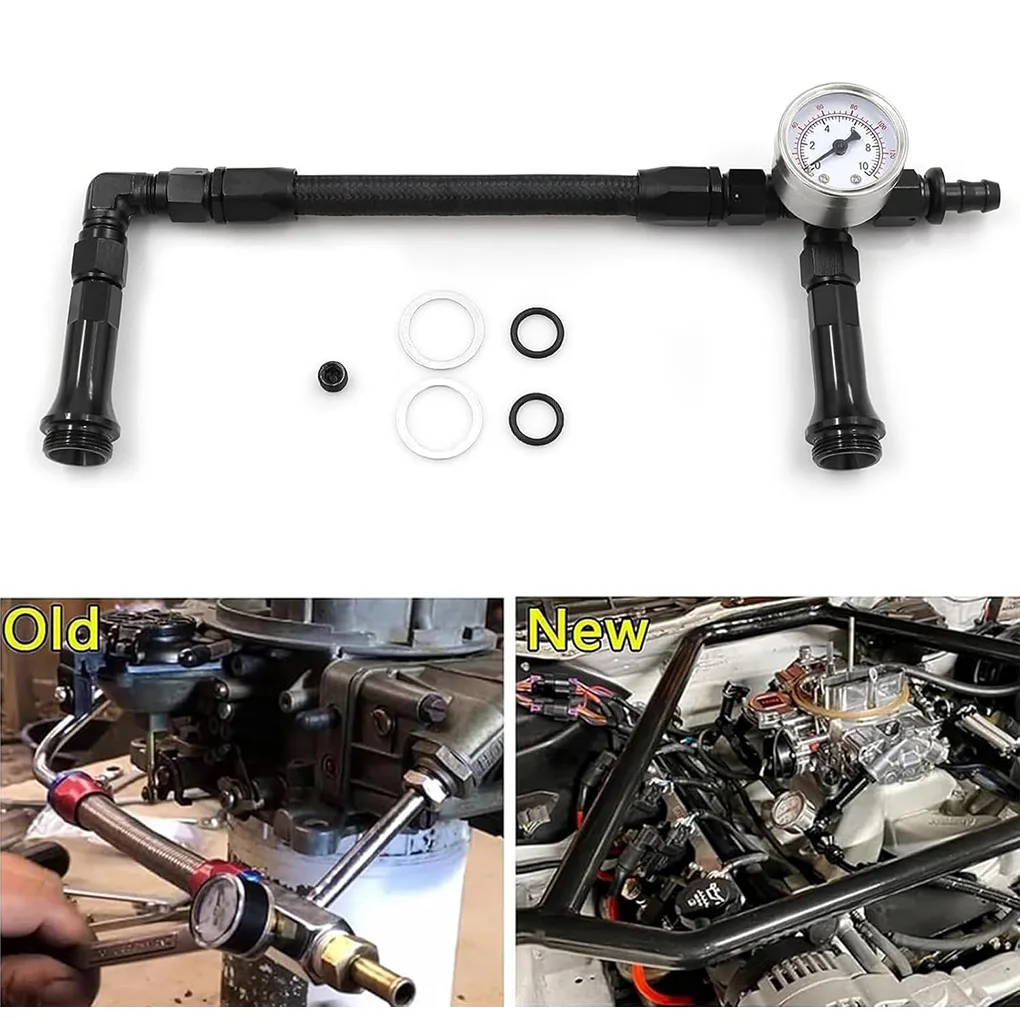 

Плетеный карбюратор Fu-el Line AN6 с двойной подачей, линия Fu-el с манометром вакуума, простота установки, прочный