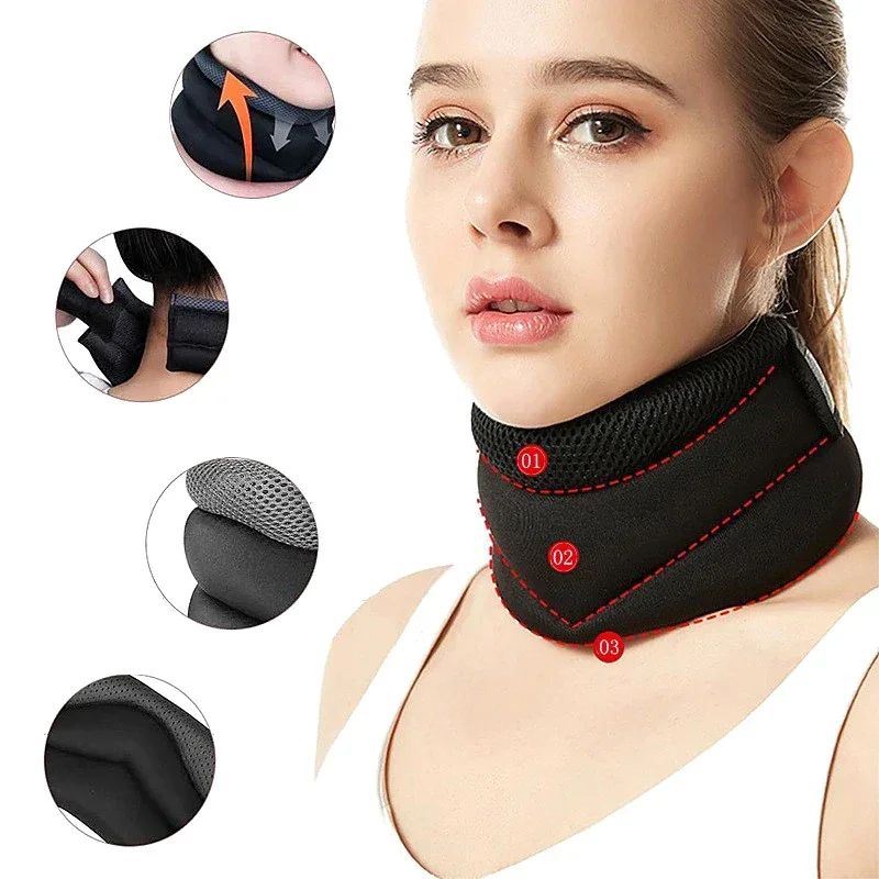 

Soft Foam Cervicorrect Neck Brace Cervical Traction Corrector Relief Neck Pain Cervical Collar For After Injury