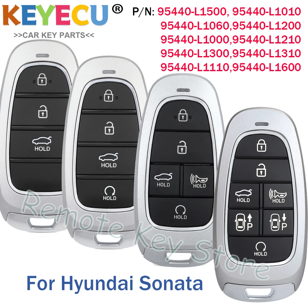 Smart Remote Key for Hyundai Sonata 2019 2020 21 22 23 2024 95440-L1600 /L1500 L1010 95440-L1200 L1300 L1000 95440-L1060 L1210