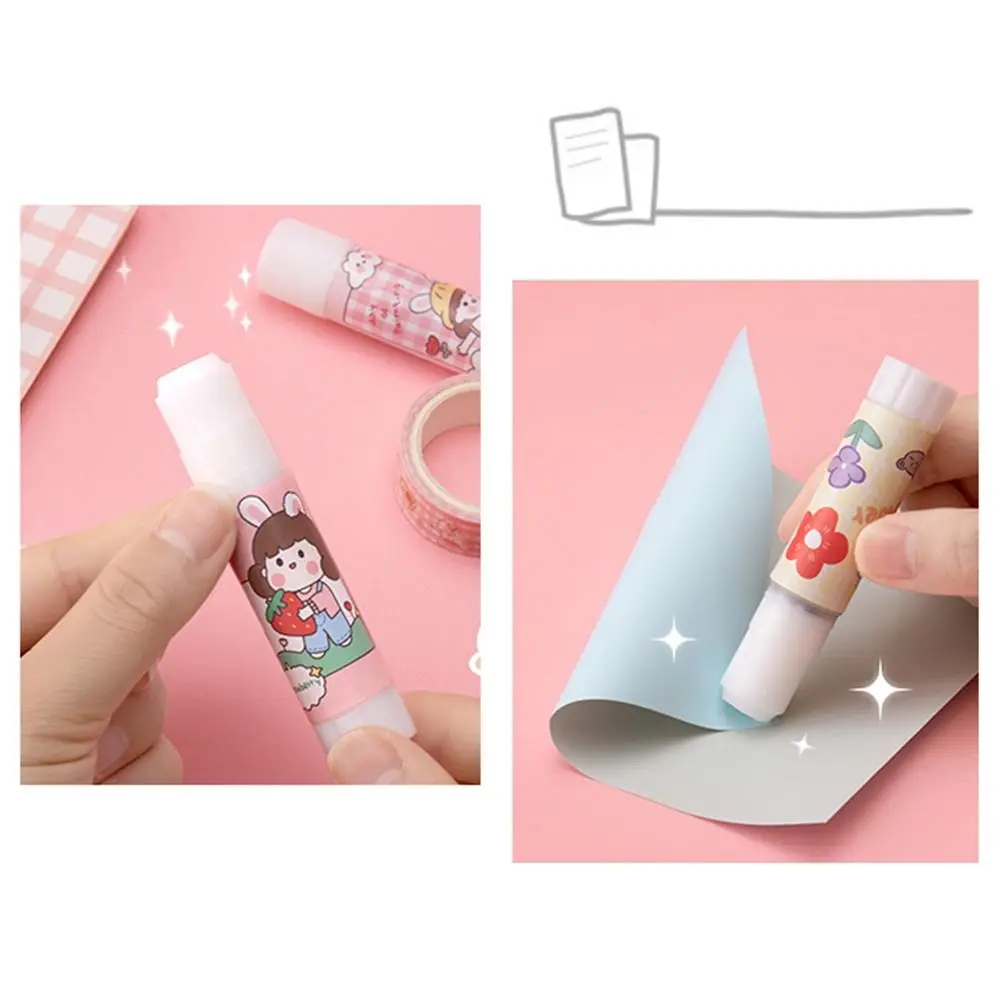 Cartoon Solid Glue Stick DIY Tools PVA Small 9g Solid Glue Office Supplies Office Glue Stick