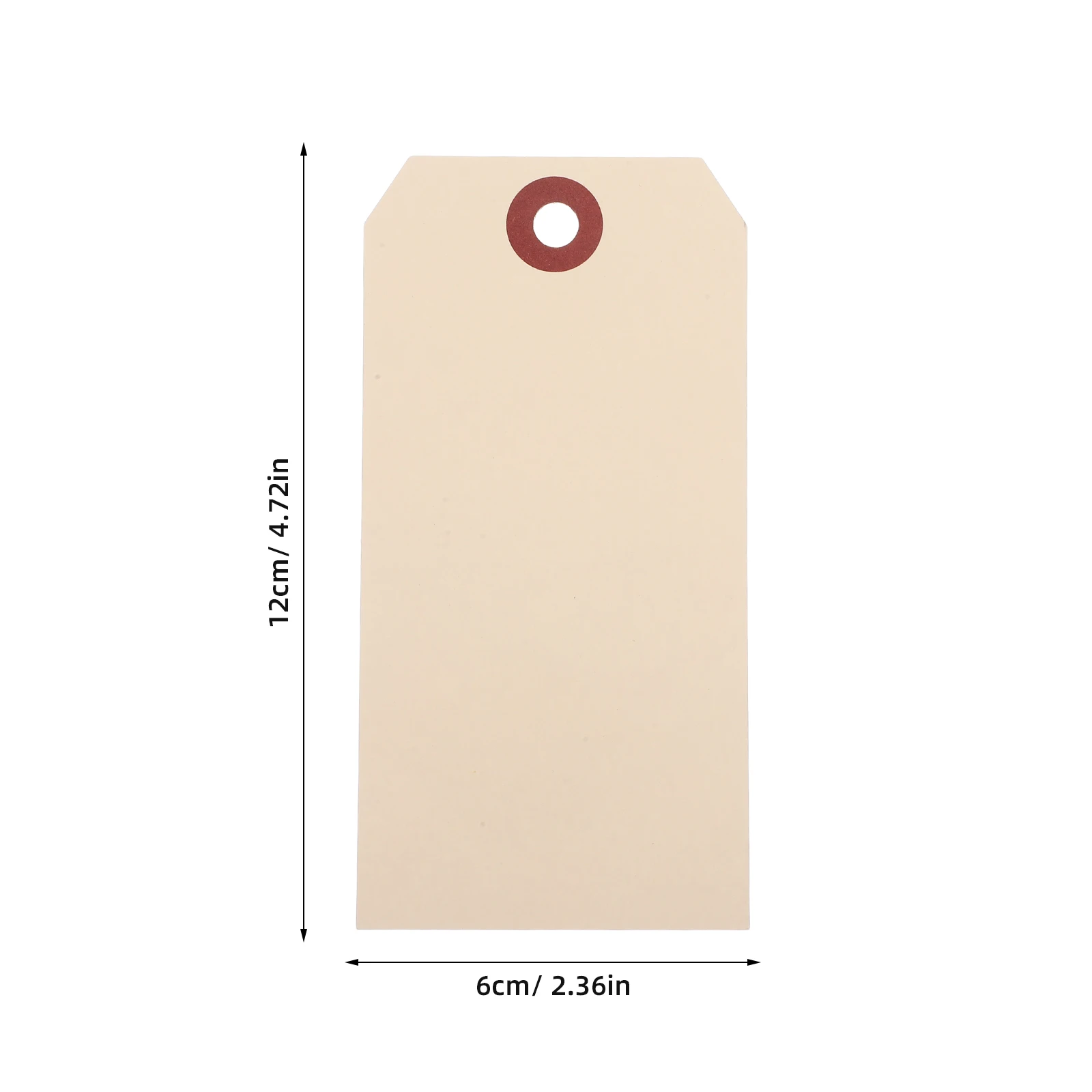 50pcs Manila Wire Tags Shipping Packaging Labels Durable Safe Material Blank Sturdy Practical Not Easy to Deform