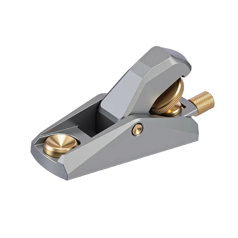 Woodworking low angle aluminum planer mini mini European flat planer pull trimming hand push DIY leather