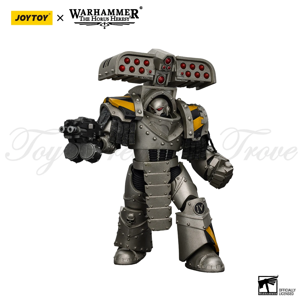 [Em estoque] JOYTOY Warhammer 30K 1/18 Figuras de ação lron Warriors Tyrant Siege Terminator 2 peças modelo de brinquedo