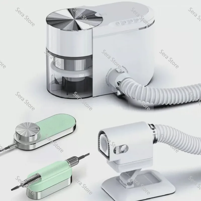 New Nail Art Vacuum Cleaner Brushless Turbo Silent Large Suction Polishing Nail Art Tool