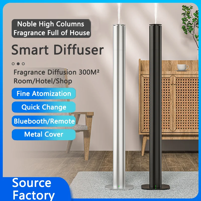 Smart Electric App-Controlled Aromatherapy Diffuser LED Light Eco-Friendly Waterless Fragrance Oil Dispenser For Home Use