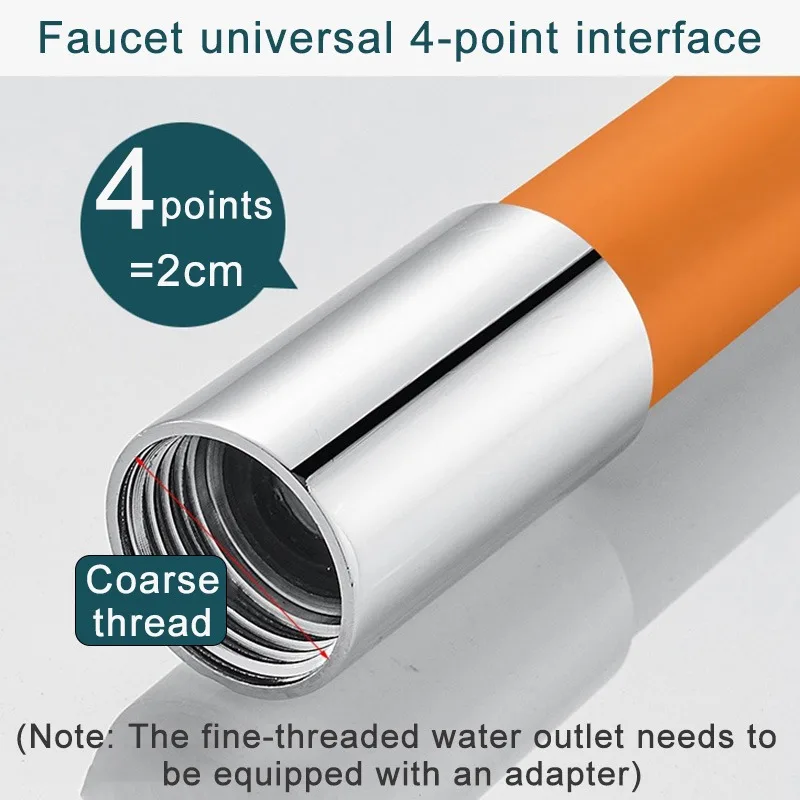 Faucet Extension Extender For Bathroom 360° Flexible Water Tap Extender Splash proof Faucet Head Extender Foaming Extension Tube