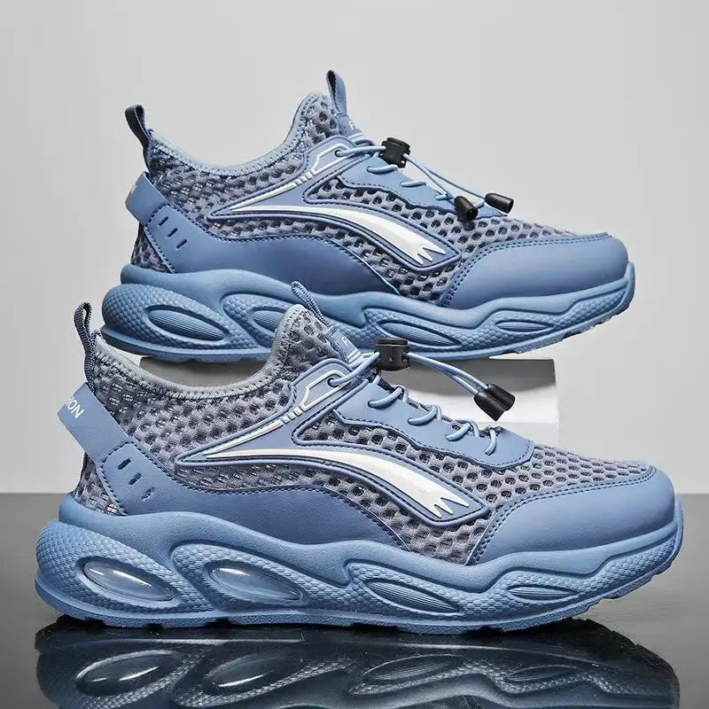 

Men's Summer Mesh Sandals Hollow Breathable Sneakers Outdoor Platform Casual Shoe for Men River Trekking Shoes Men's Sneakers