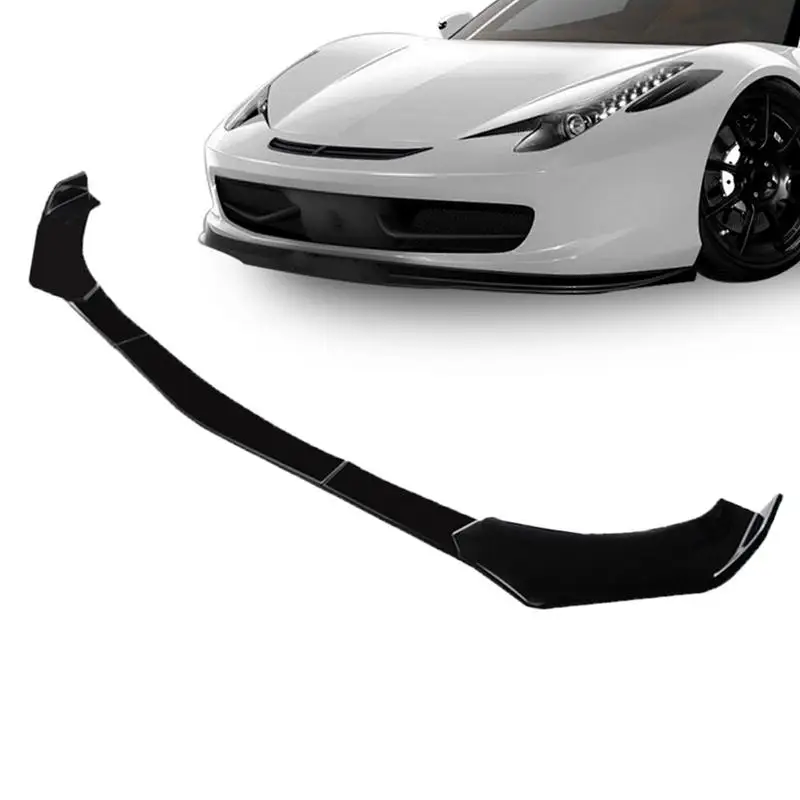 Body Kit For Cars Front Bumper Lip Splitter Body Kit Lightweight Front Body Shovel Front Lower Lip Spoiler Air Dam Trim Body Kit