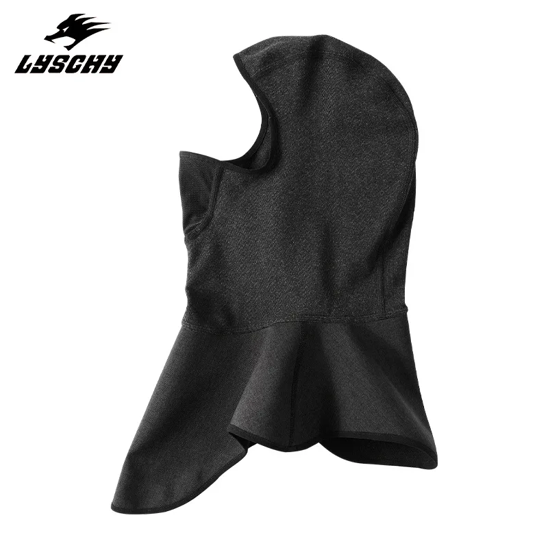 Cagoule de moto coupe-vent pour homme, masque intégral de motocross, capuche de casque, doublure chaude en velours, sous-casque, hiver